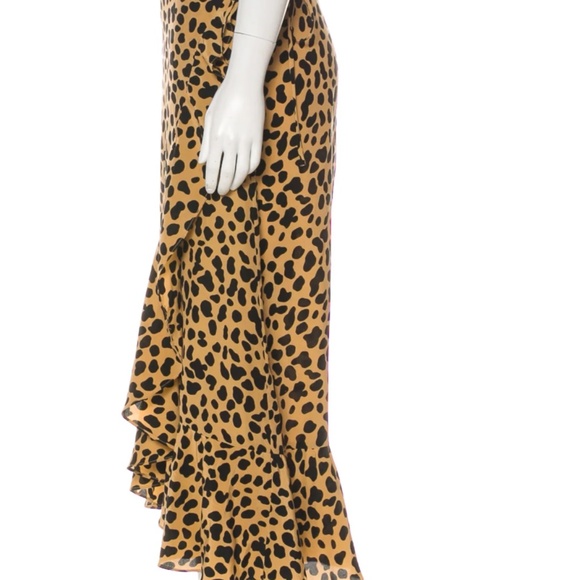 RIXO SILK SKIRT - Picture 2 of 3